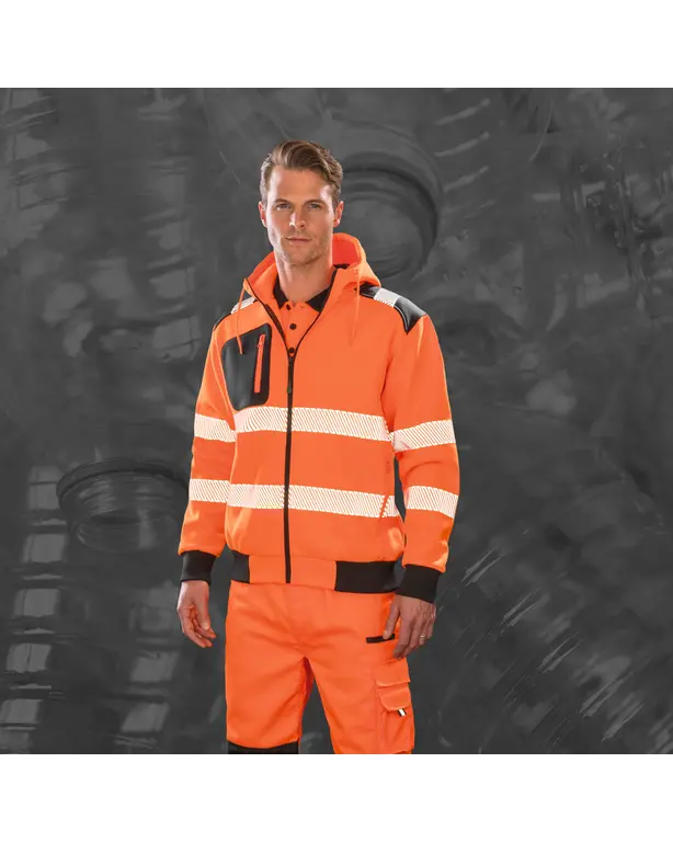 Veiligheidshoodie van gerecycled materiaal