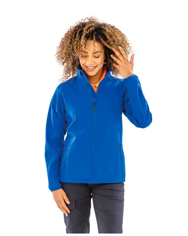 Gerecycleerde softshell jas