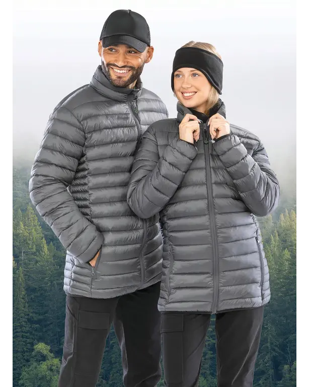 Recycelte Steppjacke ohne Kapuze