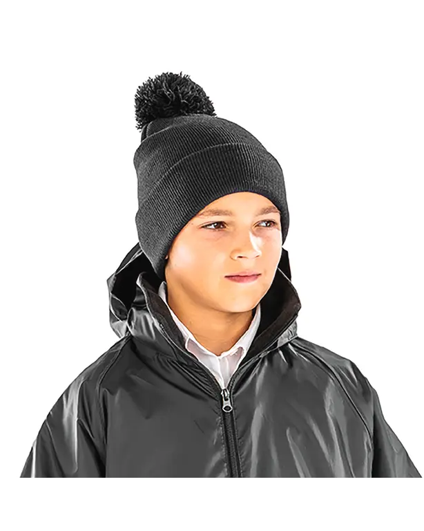 Beanie met pompon