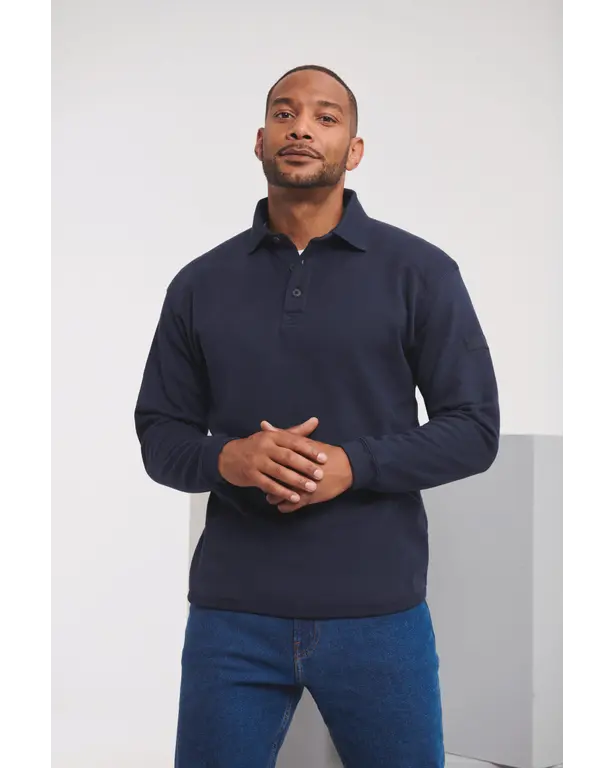 Heavy Duty Polo Sweatshirt