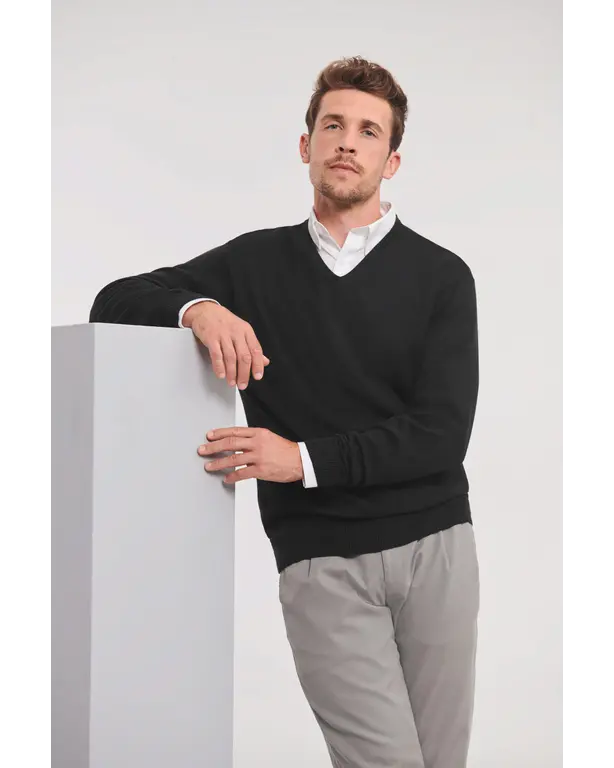 V-Ausschnitt Pullover