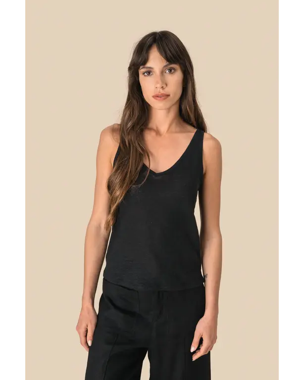 Leinen Tanktop