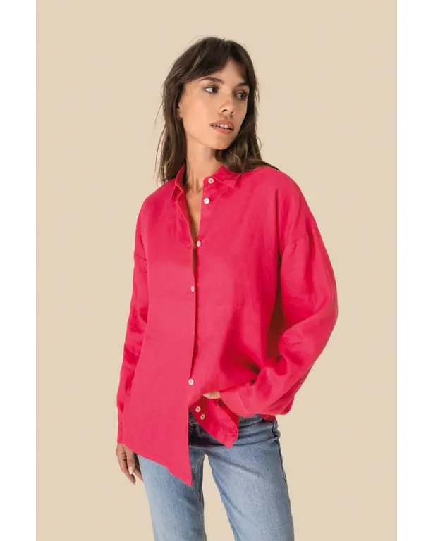 Oversized linen shirt