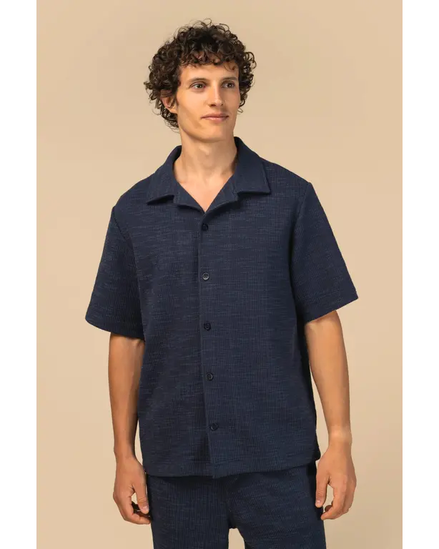 Textured Short Sleeve Shirt