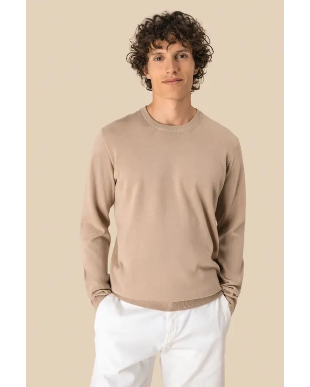 Ecoresponsabler Rundhals-Pullover
