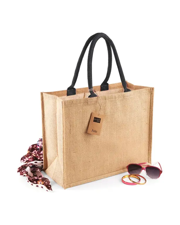 Classic jute shopping bag