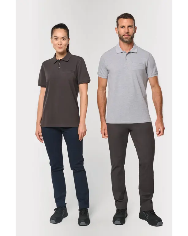 Ecoresponsibles Polo mit Brusttasche