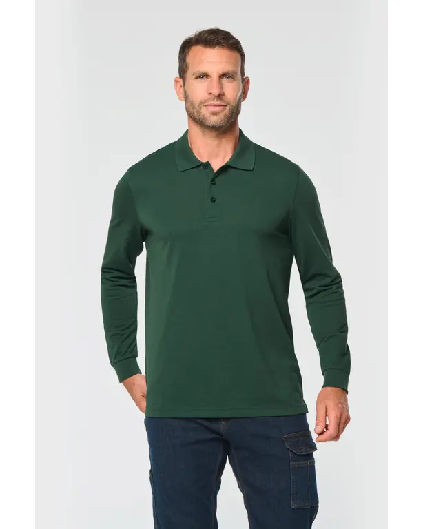 Polo mit langen Ärmeln