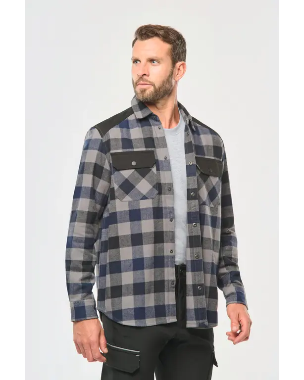 Geruite shirt met zakken