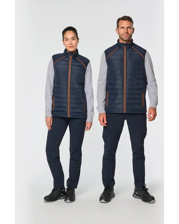 Bodywarmer Day To Day aus zwei Materialien
