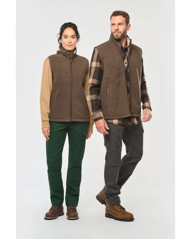 Fleece-Weste mit Sherpa-Innenfutter