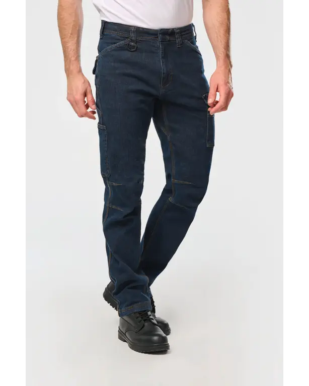 Multifunktionale Denim-Hose