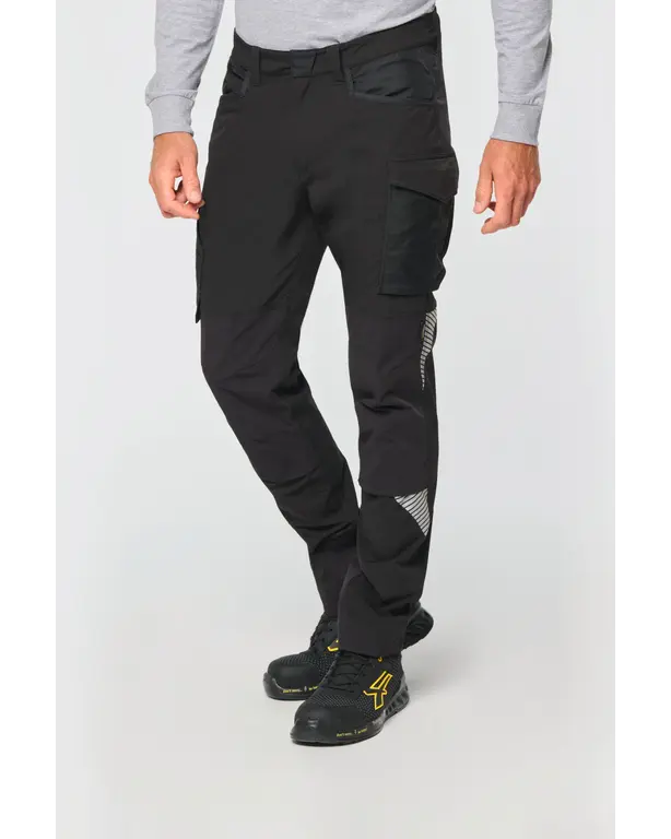 Recycled stretch multipoch broek