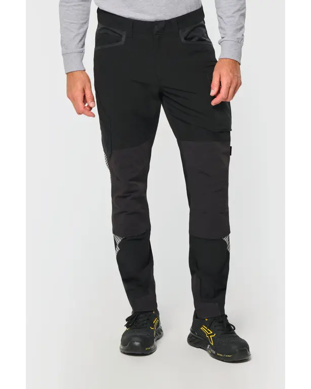 Lichte stretch gerecycleerde multitask broek