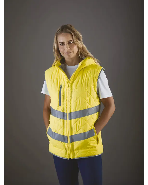 Bodywarmer hoge zichtbaarheid "Kensington"