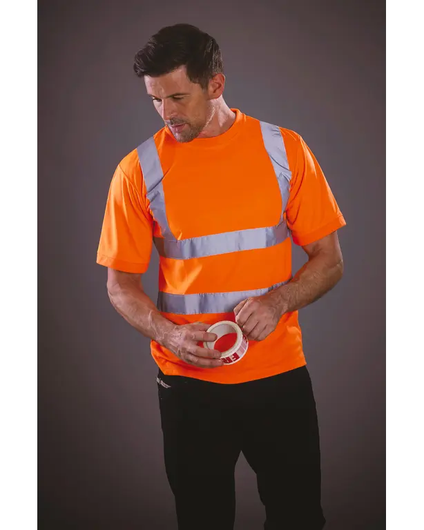 Korte mouwen hoge zichtbaarheid T-shirt