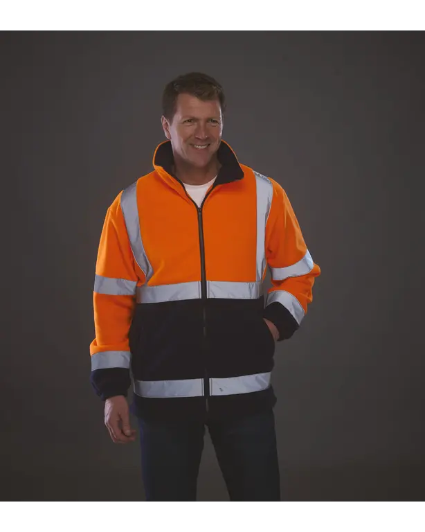 Hoogzichtbare fleecejack