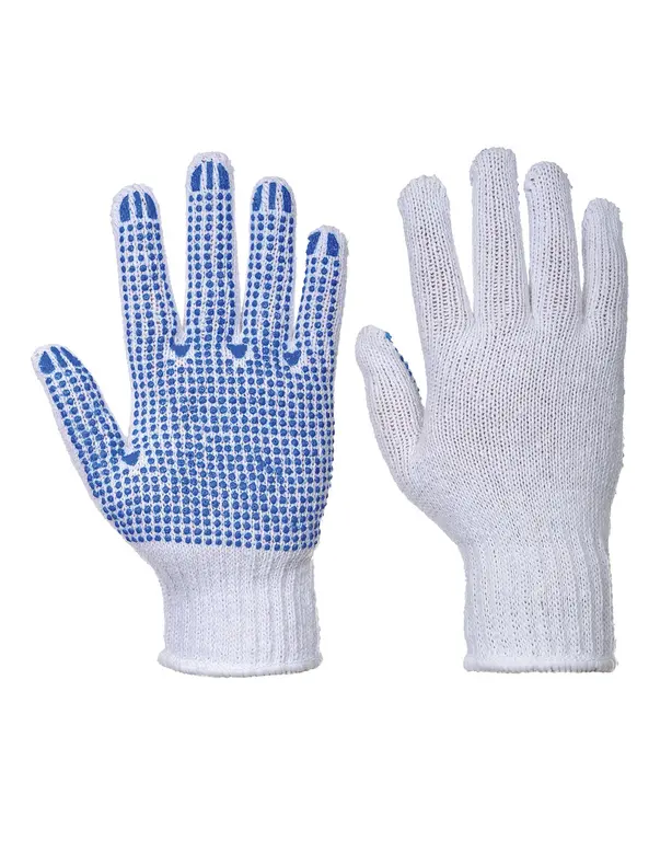 Classic Geweven Handschoen met PVC Noppen
