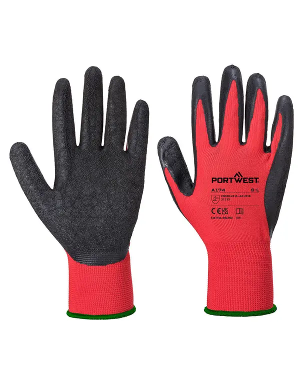 Latex Flex Grip Handschuh