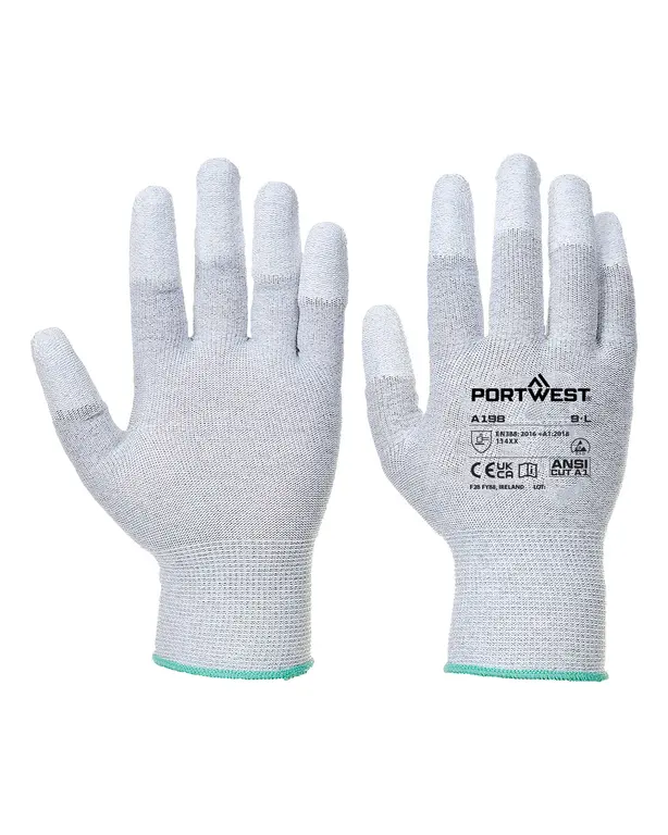 Antistatischer PU-beschichteter Fingerschutz