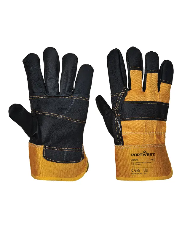 Docker Handschuh Leder Möbel