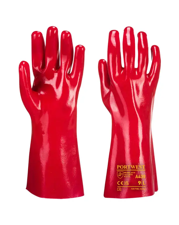 Gants PVC Rood