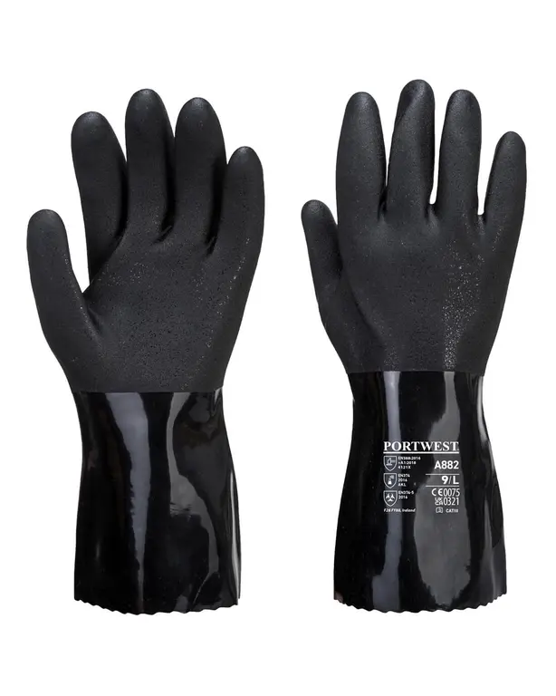 Chemiehandschuh PVC ESD