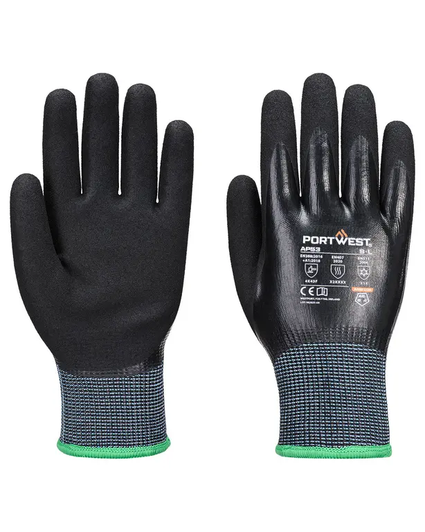 Cold F15 Nitrile Aqua Cut Handschuh