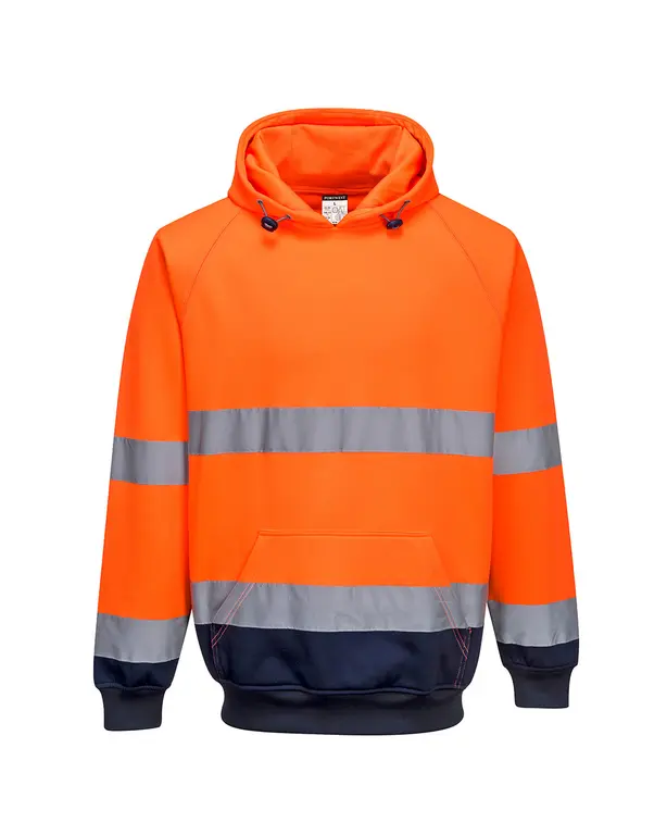 Bicolor Kapuzenpullover