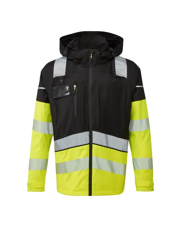 Ultimate Regenjack mit hoher Sichtbarkeit 3-in-1