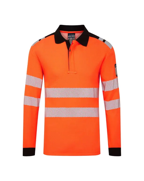PW3 Modaflame Knit HVO FR Langarm-Poloshirt