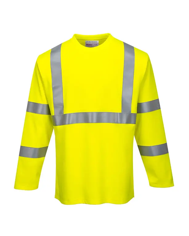 Long Sleeve High Visibility T-Shirt FR