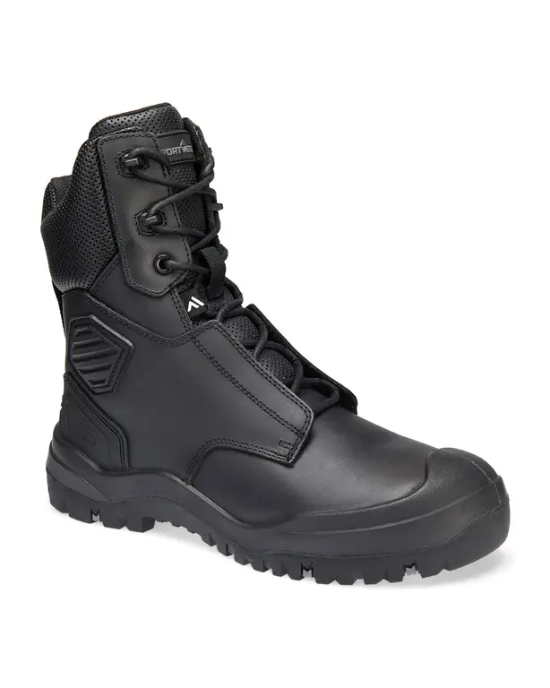 Hohe Sicherheitsstiefel aus Leder mit Stahlkappe S3 SC HRO HI CI LG SR