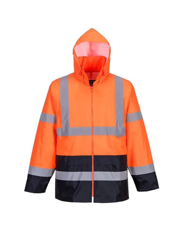 Bicolor Hi-Vis Regenjacke