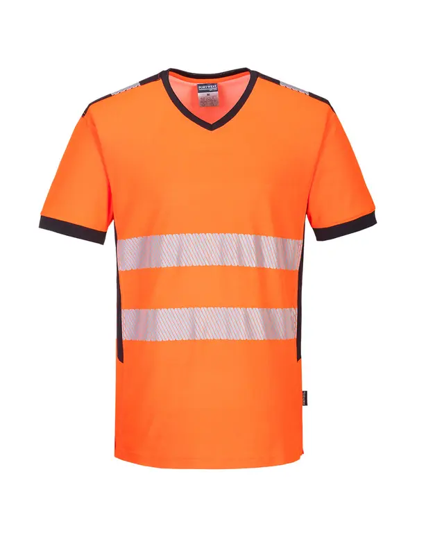 T-Shirt V-Ausschnitt PW3 Hi-Vis