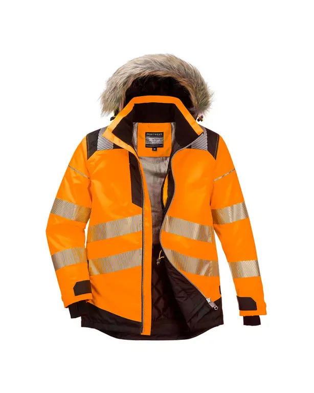 Winterparka mit hoher Sichtbarkeit PW3