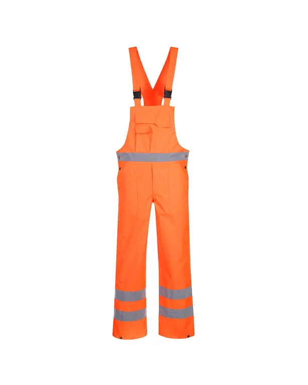 Ungefütterte Hi-Vis Latzhose