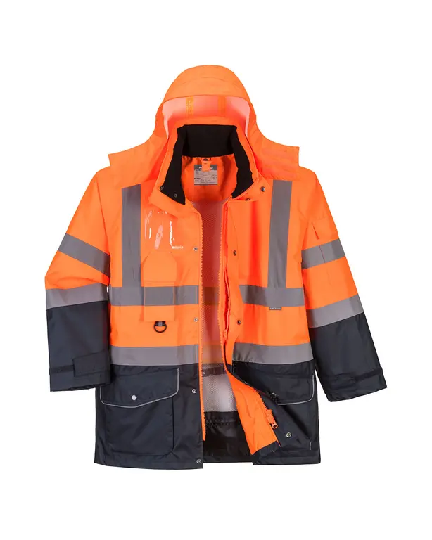 Parka Hoge Zichtbaarheid 7-in-1 Traffic Contrast