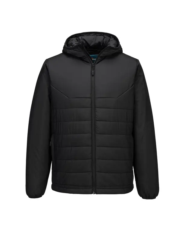 Professionelle gesteppte isolierte Jacke mit Kapuze