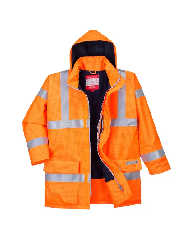 Parka Bizflame Rain Hi-Vis multirisque