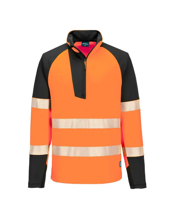 PW3 Sweatshirt Mit Reißverschluss Hochsichtbarkeit
