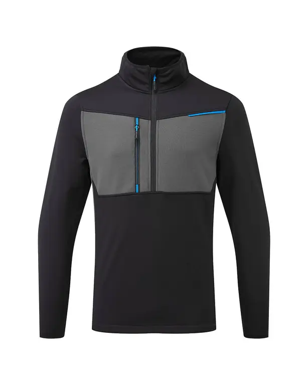 Sweatshirt mit halbem Reißverschluss WX3
