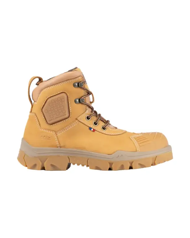 Chaussure de sécurité S3S HRO HI CI SC AN LG FO RC - EN ISO 20345:2022 Construction BTP Mid S3S