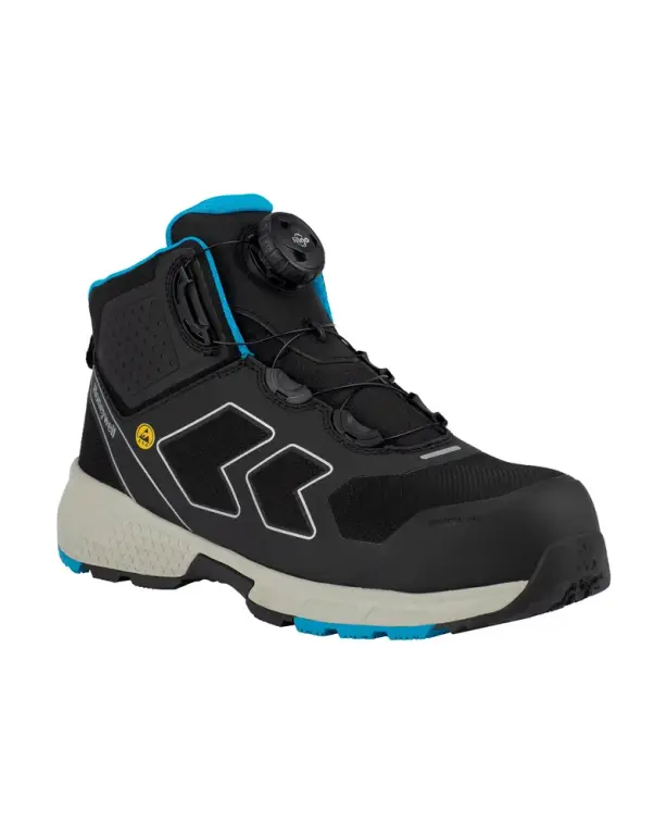 Chaussure de sécurité S3 SRC ESD HRO - EN ISO 20345:2011/EN 61340-5-1:2016 - DGUV 112-191 Runner Mid Blue FLS S3