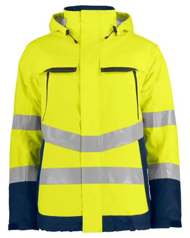 Doppelt gefütterte Warnschutzjacke