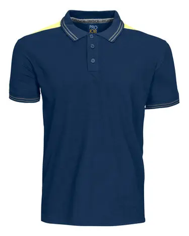 Polo mit fluoreszierenden Streifen 2018