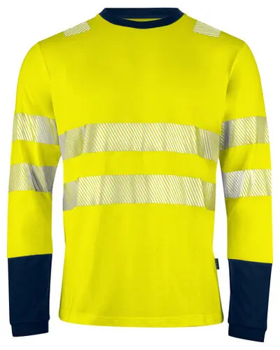 T-SHIRT MET LANGE MOUWEN ISO 20471 CATEGORIE 3/2