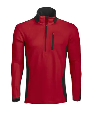 3306 Technische Mikrofleece 1/2 Zip Kontrast