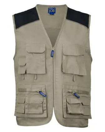 Sleeveless Multi-Pocket Vest